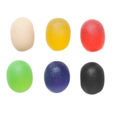 Fabrication Enterprises Fabrication Enterprises 10-1896 Cando Gel Squeeze Ball - Large Cylindrical - 6-Piece 10-1896